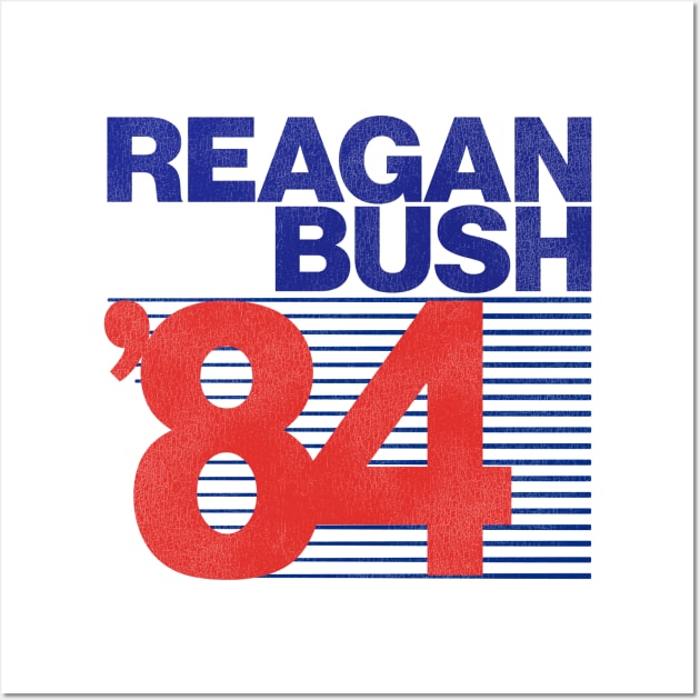 Reagan Bush '84 Wall Art by darklordpug